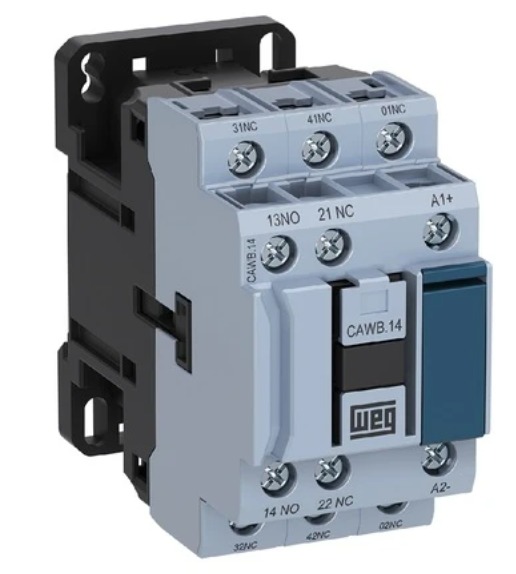 Contactor Weg CAWB-41-00D13, BOBINA 110 Vca.