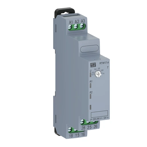 Relé Temporizador Weg RTW17-Dd02U100SE05 (24-240 Vca /Vcd)