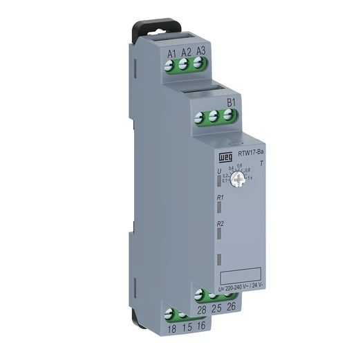 Relé Temporizador Weg RTW17-Ba02U030ME05  (24-240 Vca /Vcd)