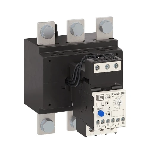 Relé de Sobrecarga Weg RWM420E-3-A4U420 RANGO DE AJUSTE 112/420 A MONTAJE POR SEPARADO